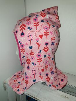 Schlupfmütze KU 53-56cm "Blumenranken"